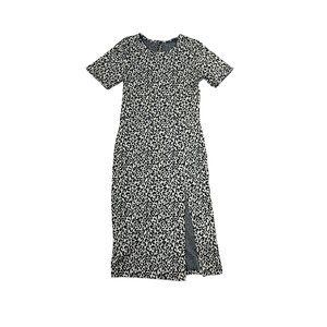 Zara Womens Leopard Midi Dress Size S